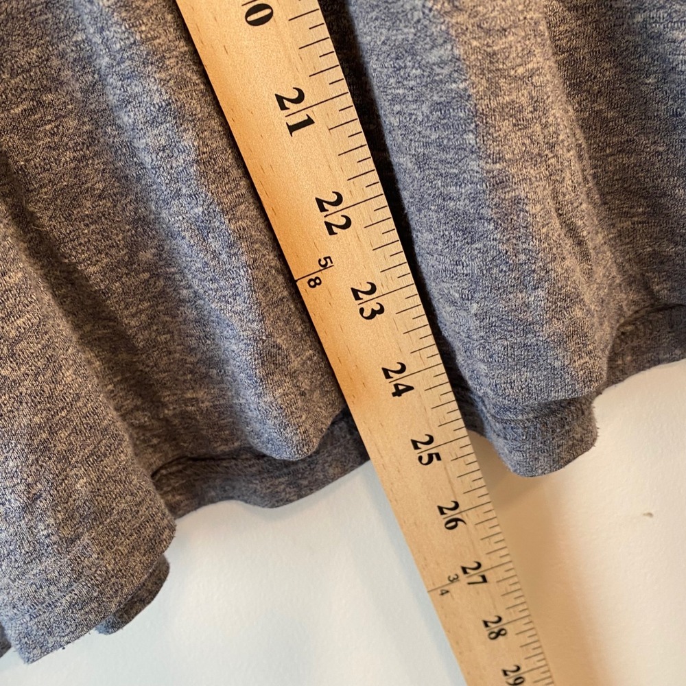 The Rail Henley Shirt Mens Medium Blue Heathered Long Sleeve Casual 3-Button - Picture 5 of 5